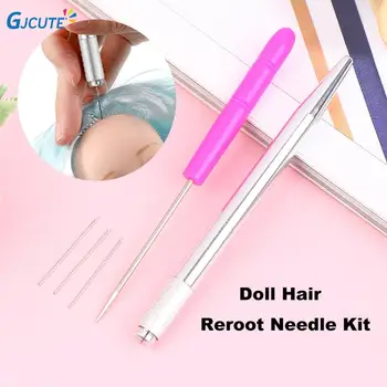 1 комплект, набор игл для удаления волос куклы, перекраска детской головки, инструменты для удаления волос Реборн, принадлежности для изготовления парика, набор аксессуаров, инструменты для куклы 