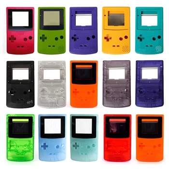 10 комплектов для GameBoy, цветной чехол, чехол для корпуса, чехол для GBC, чехол для корпуса, комплект для замены