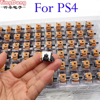 100шт 3D Аналоговый джойстик Сенсорный модуль Потенциометра для Sony PlayStation 4 PS4 Pro Тонкий беспроводной контроллер