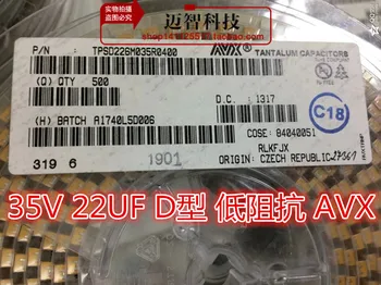 20-100шт TPSD226M035R0400 7343 35V 22UF D тип 35V22D SMD танталовый конденсатор с печатью 226V оригинальное пятно