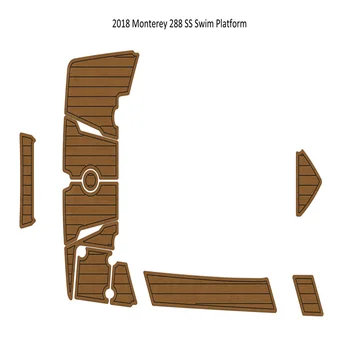 2018 Monterey 288 SS Плавательная платформа Со ступеньками, лодка из пены EVA, Палубный пол из искусственного тика