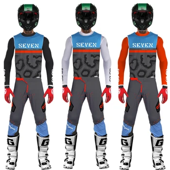 2023 Orange SEVEN Mx Gear Комплект Одежды для внедорожных мотогонок Dirt Bike mx Комплект джерси для мотокросса Combo A