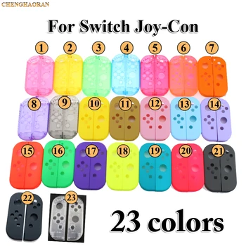 25 цветов с разноцветными кнопками винты для инструментов Полный корпус Лицевая панель Рукоятки Корпуса Чехол для контроллера Nintend Switch Joy-Con