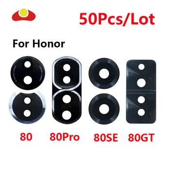50 Шт. Для Huawei Honor 80 Pro 8se 80 GT 80Gt Задняя Камера Стеклянный Объектив С Клейкой Наклейкой Запчасти Для Ремонта