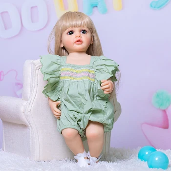 55 см Мягкая силиконовая кукла-Реборн для малышей Betty, реалистичная, мягкая на ощупь, высококачественная кукла, подарки для детей