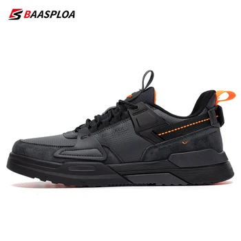 Baasploa/Мужские кожаные кроссовки Для бега, Удобные кроссовки для ходьбы, легкая водонепроницаемая мужская обувь, Осенняя спортивная обувь 2022 г.