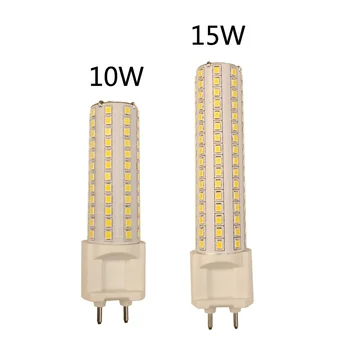G12 светодиодный светильник для кукурузы 10 Вт 1000ЛМ 15 Вт 1500ЛМ SMD2835 светодиодные лампы лампа Ультра яркая AC85-265V лампа высокой яркости освещения