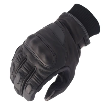 H2O Мотобайк Зимние теплые ветрозащитные защитные перчатки для мотогонок Luvas Черные короткие Перчатки