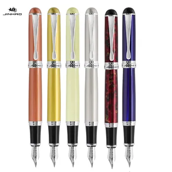 JINHAO X750 Многоцветная деловая офисная авторучка со средним пером, новые канцелярские принадлежности для школьников, чернильные ручки