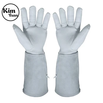 KIM YUAN 50 пар кожаных сварочных перчаток - Термостойкие, идеально подходят для садоводства/сварки Tig/Пчеловодства /БАРБЕКЮ