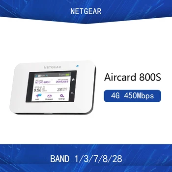 Netgear AC800S разблокированный 4G LTE Cat.9 Мобильная точка доступа WiFi Маршрутизатор Модем плюс антенна