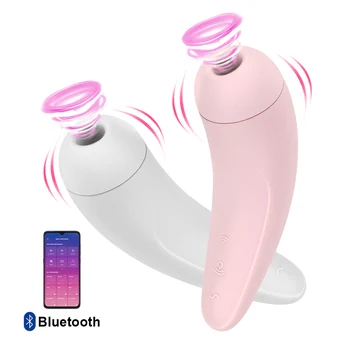 OLO Стимуляция точки G, секс-игрушки для женщин, Вибратор для сосания клитора, Массажер для влагалища, приложение для беспроводного управления Bluetooth, Присоска для сосков