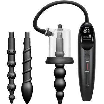 Onahole 18 Анальная секс-игрушка для мужчин, геев, Электрический анальный вакуумный насос, мужской мастурбатор для задницы, массажер для простаты, расширяющая анус анальная пробка