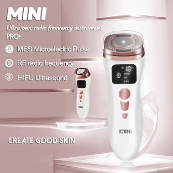 Osenyuan Mini HIFU 2-го Поколения EMS RF Ультразвуковая Подтягивающая Терапия Для Ухода За кожей Лица LED Уход За Лицом Подбородком Шеей Вокруг Глаз Против Морщин