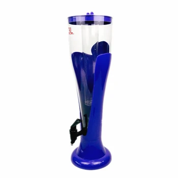 PlumWheat 3 Литра Диспенсер для напитков с дизайном Blue Clover Красная Пивная башня со льдом для вечеринки, бара, ресторана, Подарок для мужчин BT13