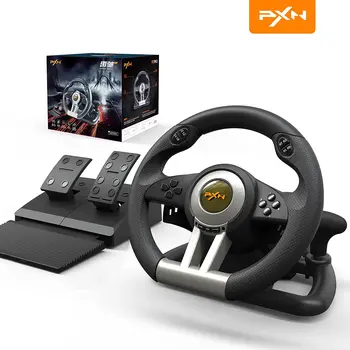 PXN V3 Гоночный руль с педалями Vibration Volante Gaming Wheel Для ПК/PS3/PS4/Xbox One/Xbox Series S/X/Nintendo Switch