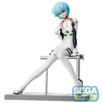 Sega Ayanami Rei Shin Gekijouban Vol. 6 Pm ПВХ Evangelion Боевой костюм Eva 00 Аниме Фигурки Премиум Фигурка Коллекционная модель Игрушки