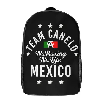 Team Canelos Alvarez Мексика Незаменимая Фирма Удобная Полевая сумка 17-дюймовый рюкзак на плечо Винтажный Школьный Винтажный