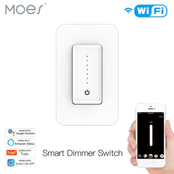 US WiFi Умный выключатель света Smart Life/приложение Tuya, совместимое с Alexa Google Home для голосового управления, концентратор не требуется