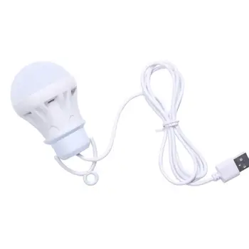 USB Светодиодная лампочка Портативный Фонарь для кемпинга, Мини-Лампочка для барбекю, Лампа для чтения книг, Настольная лампа для учебы, Уличное освещение для рыбалки