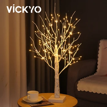 Vickyo СВЕТОДИОДНЫЙ Светильник для украшения Рождественской елки своими руками 2023, Аксессуары для спальни, сказочные огни для свадьбы, Хэллоуина, праздничного освещения