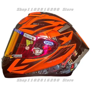 X-Четырнадцать Мотоциклетный Шлем с Полным Лицом X14 Kt 1290 Шлем Для Езды По Мотокроссу Мотобайковый Шлем