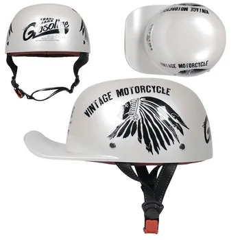 Бейсболка с нейтральной окраской в стиле ретро, шлем с утиным язычком, электромобильный полушлем из АБС-материала