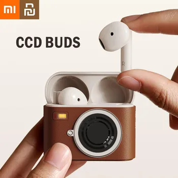 Беспроводные Bluetooth-наушники Xiaomi Mijia, ретро CCD-наушники-вкладыши с шумоподавлением, высококачественная игровая гарнитура с низкой задержкой