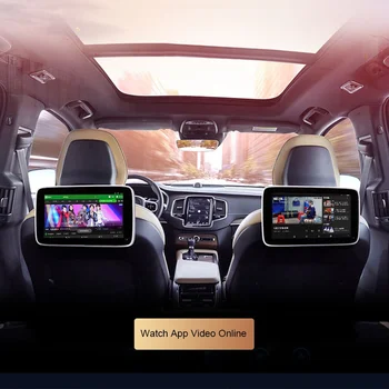 Два предмета 11,6-дюймовый Автомобильный Мультимедийный проигрыватель с сенсорным экраном на заднем сиденье, Подголовник, монитор Android для VOLVO V90 S90 XC90