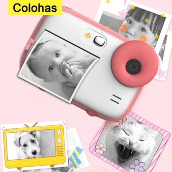 Детская фотокамера мгновенного действия; Цифровая видеокамера; Цифровая камера для фотосъемки; Рождественская игрушка в подарок для детей