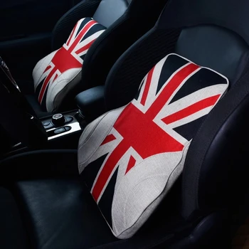 Для BMW MINI Cooper Подушка для подголовника с эффектом памяти, подушка для поддержки поясницы