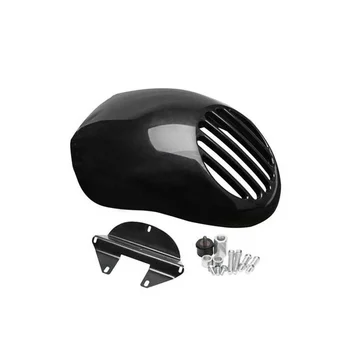 Для Harley 883 XL1200 Модифицированная решетка головного света, защитная фара, обтекатель, аксессуары для мотоциклов, глянцевый черный