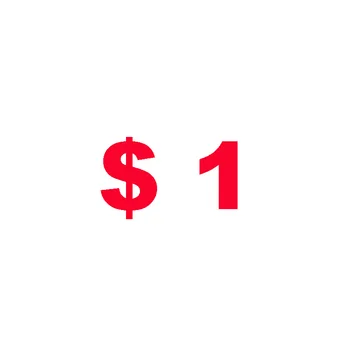 Дополнительная плата в размере 1 доллара США для онлайн-отслеживания/ссылка для оплаты подтвержденных товаров (1 доллар США/шт, введите 25 штук для оплаты суммы 25 долларов США. И т.д.)