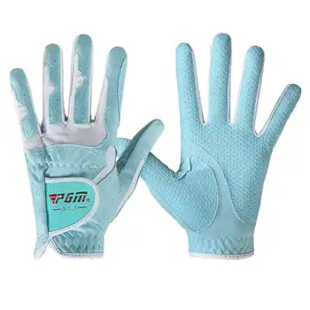 Женские противоскользящие дизайнерские перчатки для гольфа, дышащие спортивные перчатки для левой и правой руки