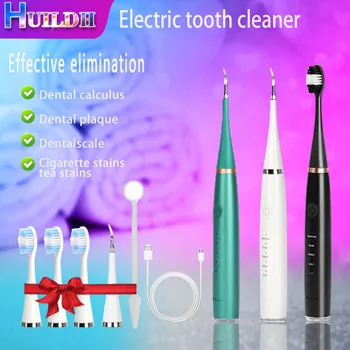 Звуковые перезаряжаемые Электрические Зубные щетки Средство для чистки зубов, отбеливающий инструмент, Водонепроницаемое USB-устройство для быстрой зарядки зубной щетки