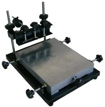 коммерческая небольшая станция ручной трафаретной печати SMT ручная станция отпечатывания трафаретной печати с паяльной пастой