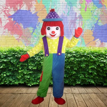 Костюм куклы с Рисунком Клоуна для волос, Прогулочный Рекламный Реквизитный Костюм, Головной Убор персонажа Куклы, Одежда с Рисунком Аниме