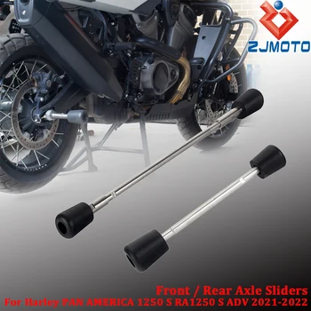 Мотоцикл Передняя Задняя Ось Вилка Крушение Слайдер Колеса Защита От Падения для Harley Pan America 1250 S RA1250 RA1250S ADV 2021 2022