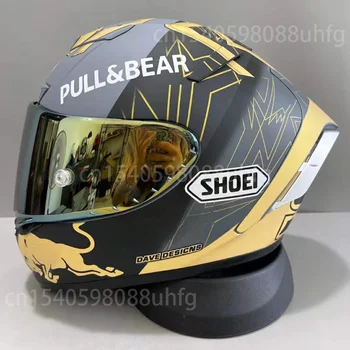 Мотоциклетный шлем X-Spirit III Marquez Gold Ant Полнолицевой шлем X-Четырнадцать Спортивный гоночный шлем Мотоциклетный шлем