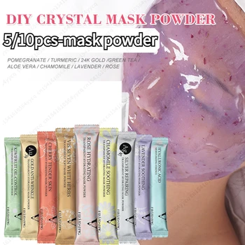 Мягкая СПА-гидро-Желейная маска-пудра, омолаживающая, осветляющая, отшелушивающая Маска для лица 