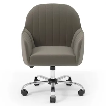 Офисный стул из ткани Furniture of America Tessa, регулируемый, коричневый