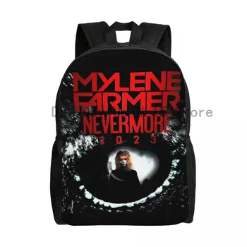 Персонализированный Рюкзак Mylene Farmer Nevermore 2023 для Мужчин и Женщин, Повседневная сумка для книг для колледжа, школьные сумки French Singer
