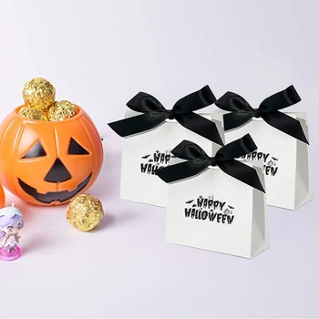Подарочная коробка для вечеринки в честь Хэллоуина для девочек и мальчиков, коробка конфет для угощений на Хэллоуин, праздничные принадлежности, подарочный пакет на Хэллоуин