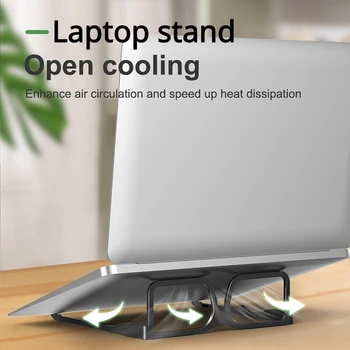 Подставка для ноутбука из алюминиевого сплава, новая креативная металлическая складная подставка для очков, подставка для планшета, удобная для переноски офисная мебель
