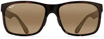 Поляризованные прямоугольные солнцезащитные очки Jim для мужчин и женщин Red Sands