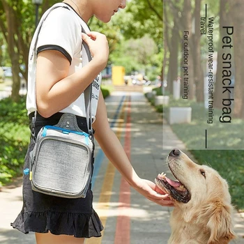 Поясная сумка для дрессировки домашних собак, Удобные принадлежности для дрессировки собак На открытом воздухе, Водонепроницаемая Поясная сумка для дрессировки домашних животных, Принадлежности для дрессировки собак