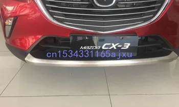 Протектор переднего и заднего бампера из нержавеющей стали, накладка на опорную пластину, подходит для автомобильного стайлинга Mazda CX-3 cx3 2015 2016 2017 2018 2019