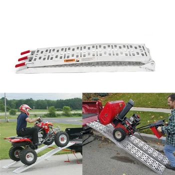 Рампа для мотоцикла, Инструмент для инвалидных колясок, Складная Алюминиевая Арка для газона, сада, Автомобиля, Короткая Кровать, Рампа для грузовика