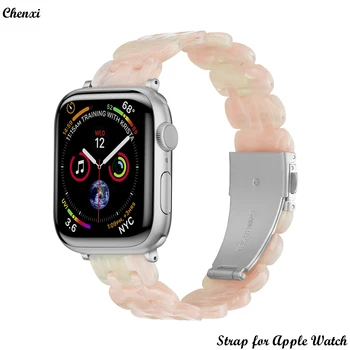 Ремешок для Apple Watch, новый овальный ремешок из смолы для Iwatch 87654321 SE, модный ремешок для Iwatch Ultra для мужчин и женщин, красивый ремешок