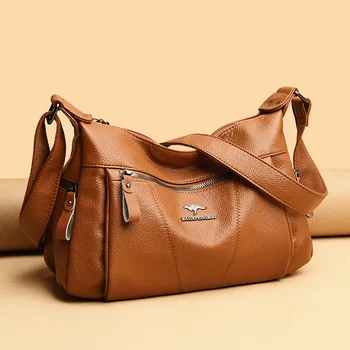 Роскошные сумки, женские сумки, дизайнерские сумки через плечо большой емкости для женщин, 2023 Новая сумка через плечо, сумки из искусственной кожи, сумки-тоут